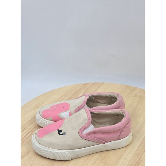 Buckfeet Elephant Slip ON Canvas Sneakers Girls Toddler Sz 8 - Picture 4 of 7